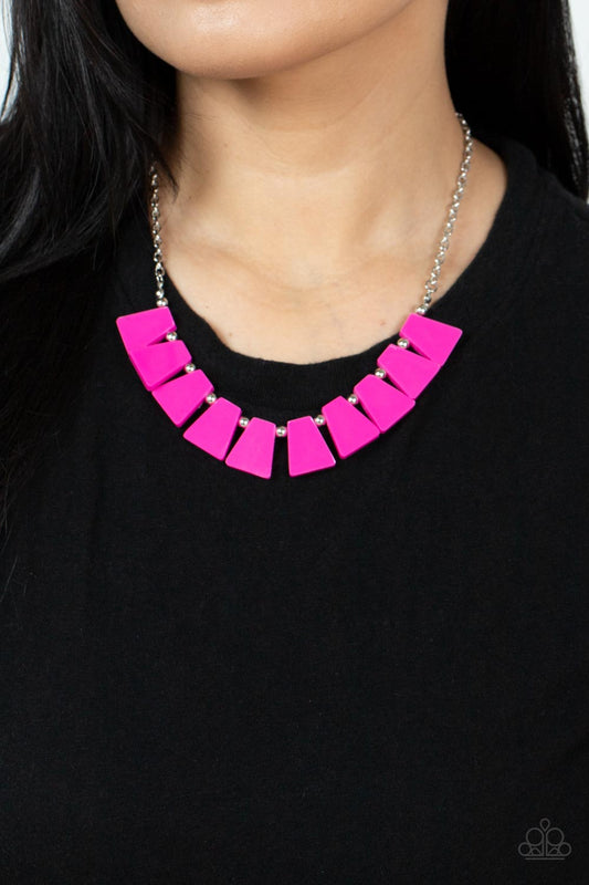 Paparazzi Accessories - Vivaciously Versatile - Pink necklace