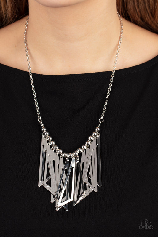Paparazzi Accessories - Industrial Jungle - Silver necklace