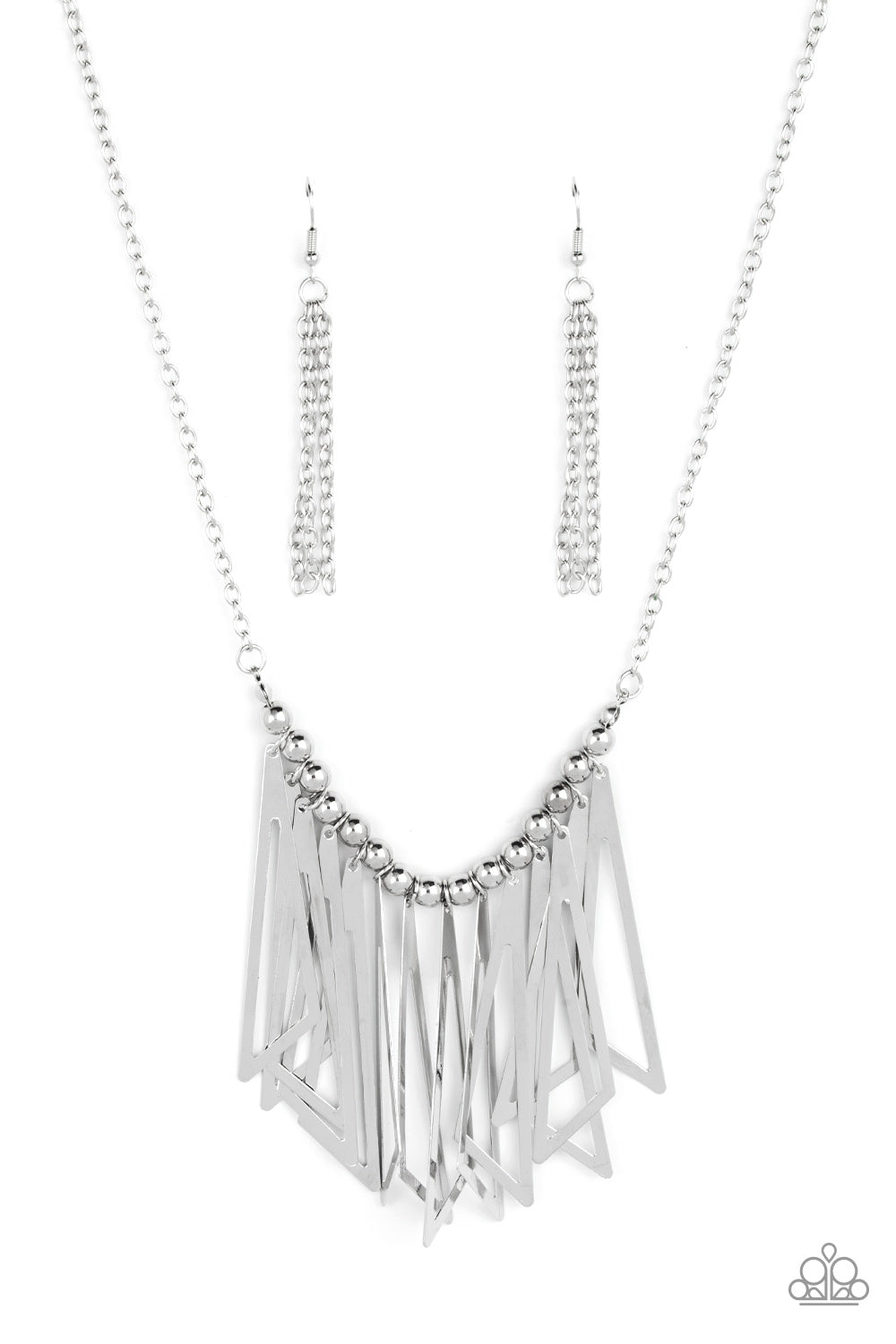 Paparazzi Accessories - Industrial Jungle - Silver necklace