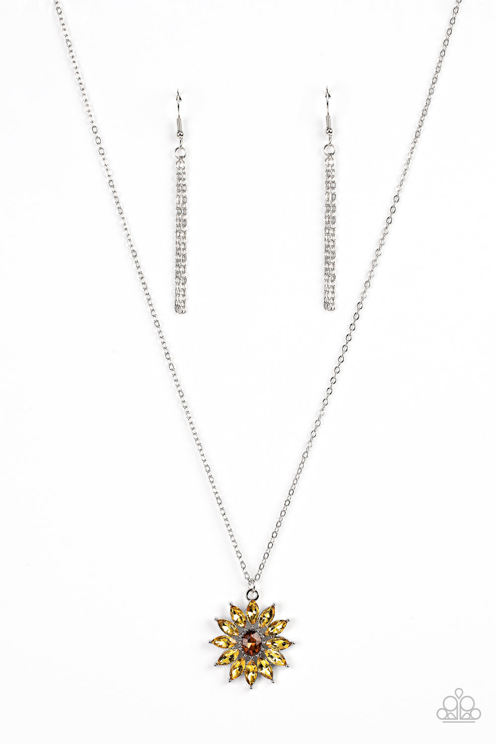Paparazzi Accessories - Formal Florals - Yellow necklace