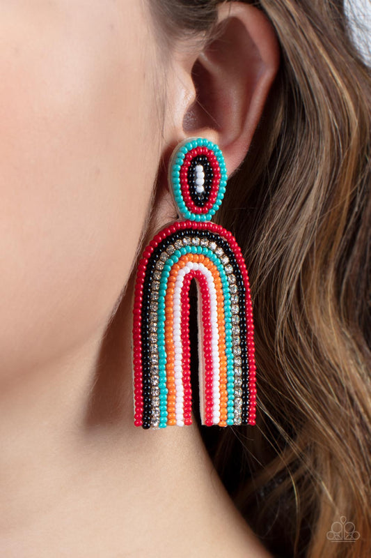 Paparazzi Accessories - Rainbow Remedy - Multi earrings