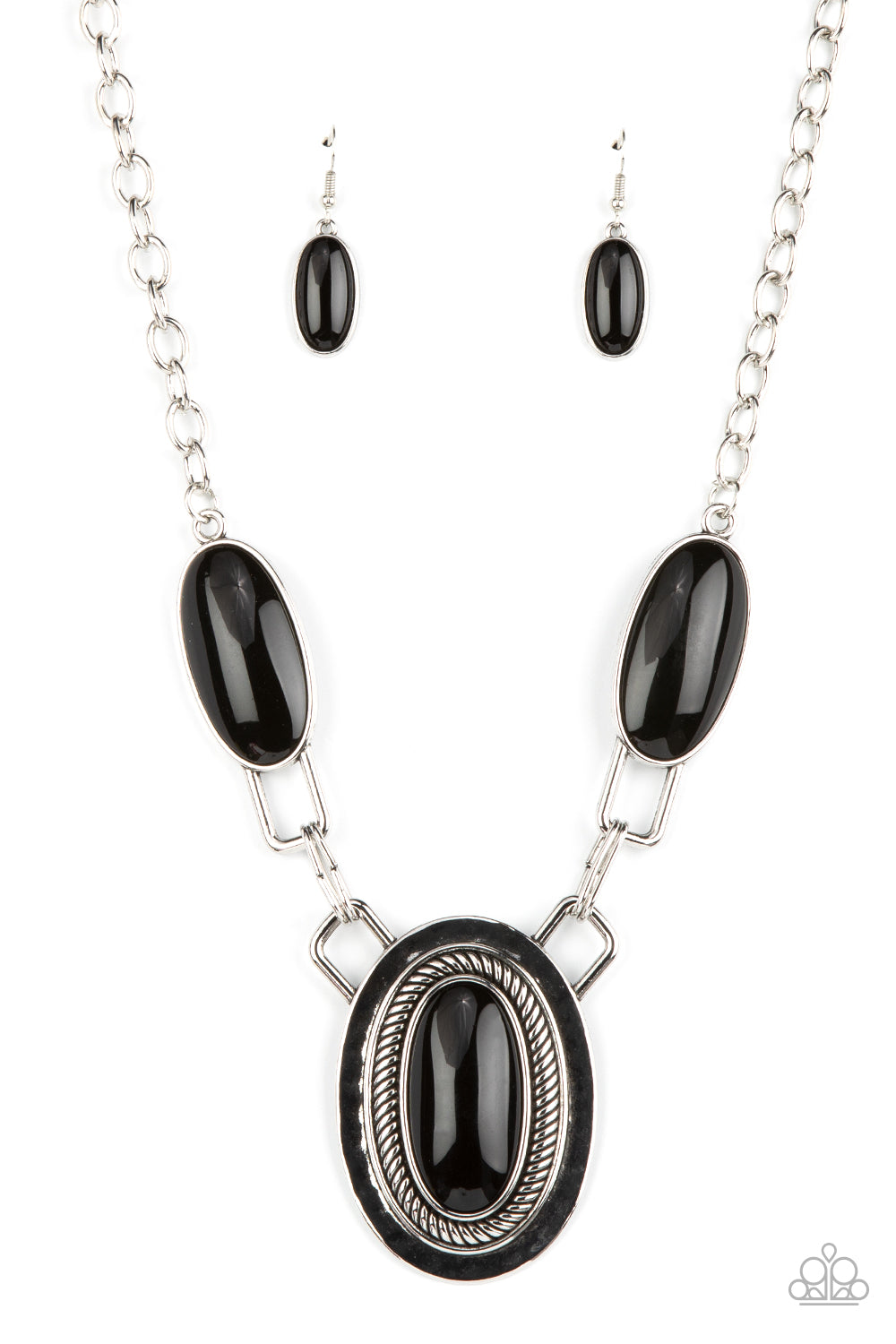 Paparazzi Accessories - Count to TENACIOUS - Black necklace