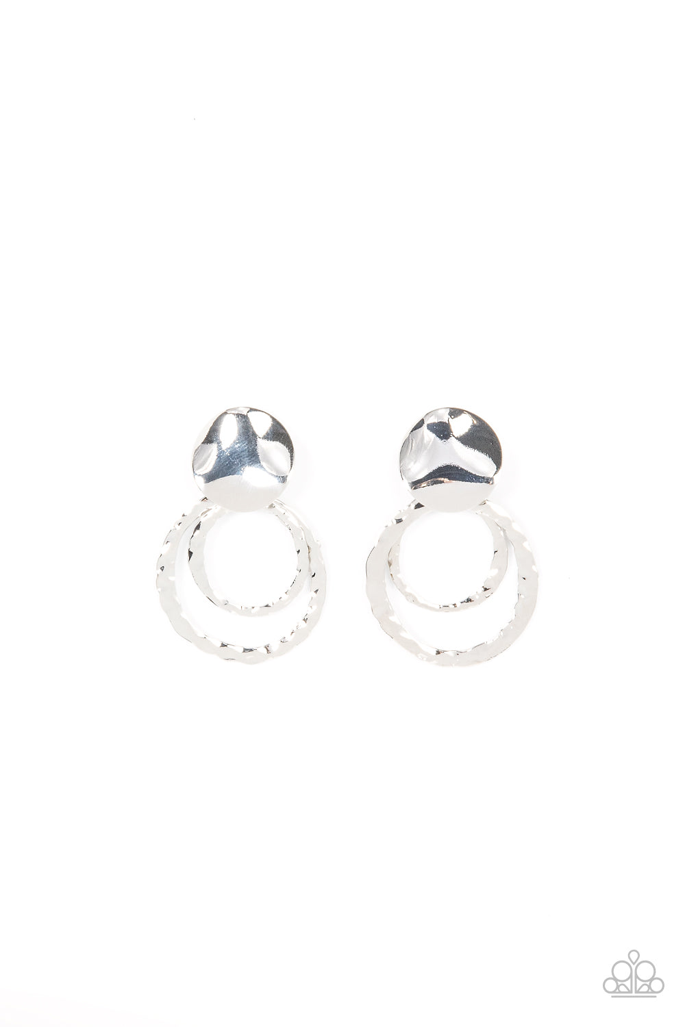 Paparazzi Accessories - Ancient Arts - Silver earrings