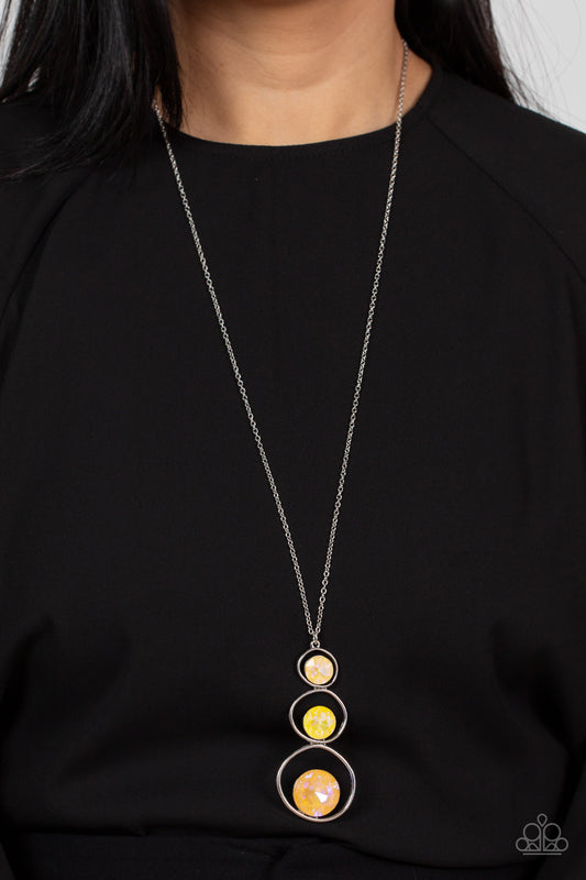 Paparazzi Accessories - Celestial Courtier - Yellow necklace