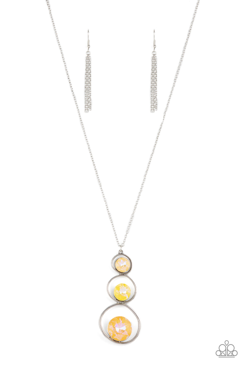 Paparazzi Accessories - Celestial Courtier - Yellow necklace