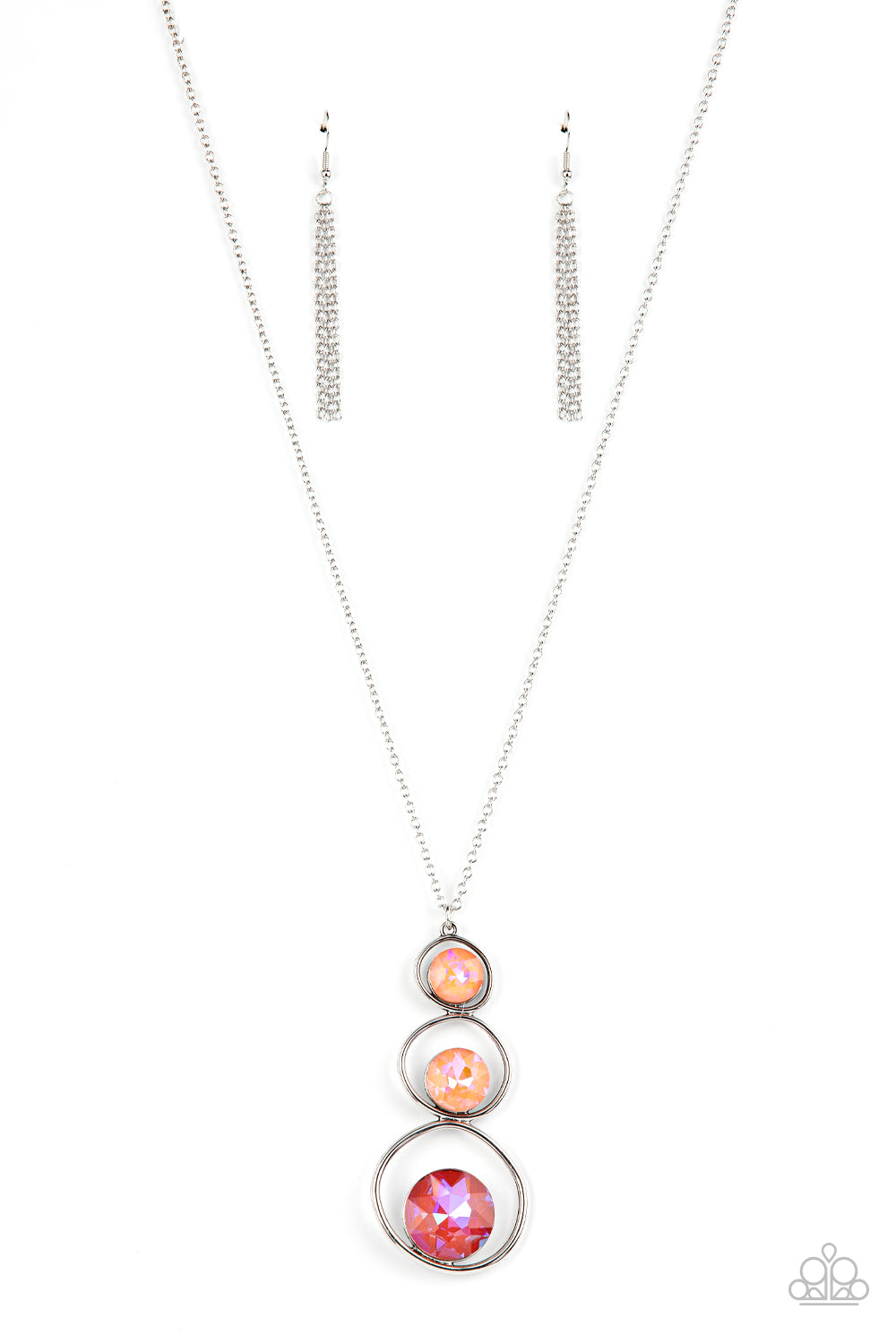 Paparazzi Accessories - Celestial Courtier - Orange necklace
