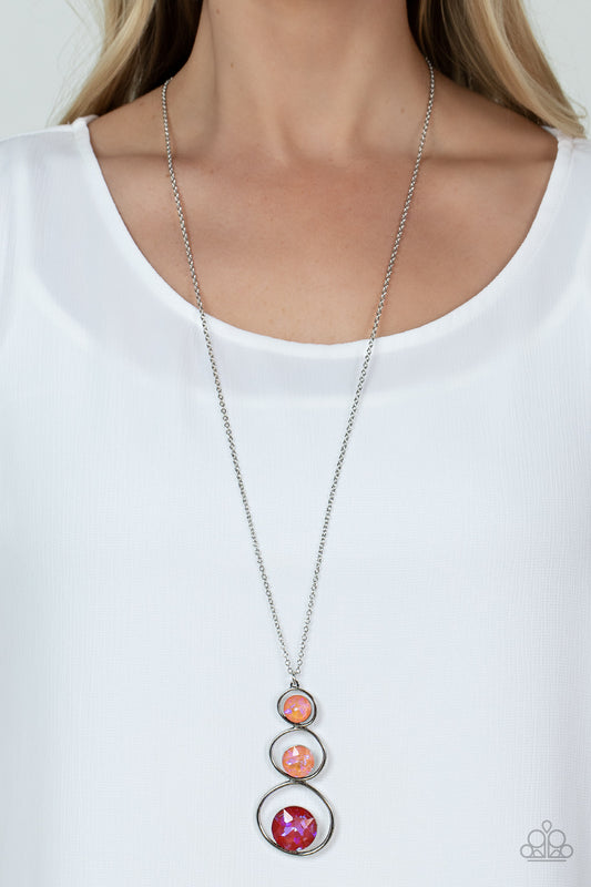 Paparazzi Accessories - Celestial Courtier - Orange necklace