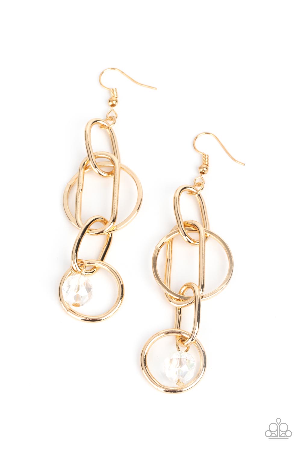 Paparazzi Accessories - Park Avenue Princess - Gold earrings