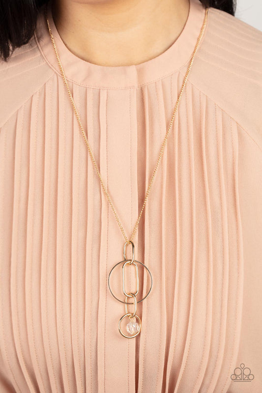 Paparazzi Accessories - Park Avenue Palace - Gold necklace