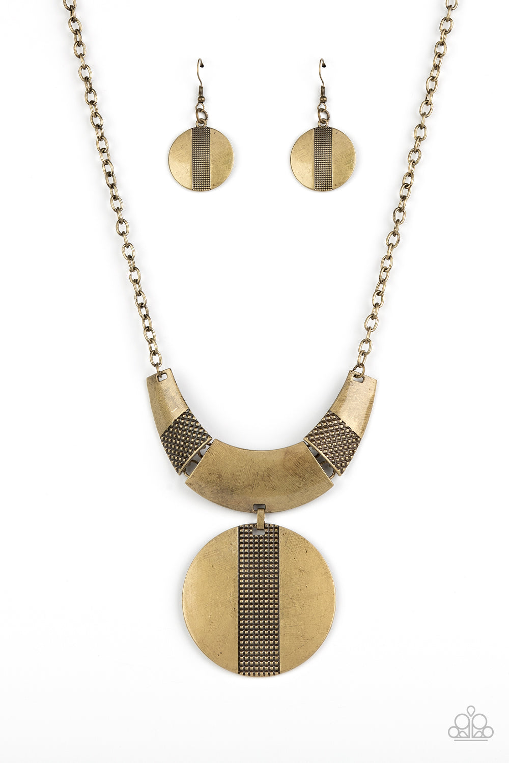 Paparazzi Accessories - Metallic Enchantress - Brass necklace