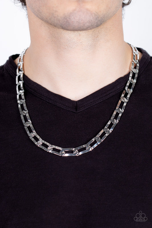 paparazzi Accessories - Full-Court Press - Silver necklace