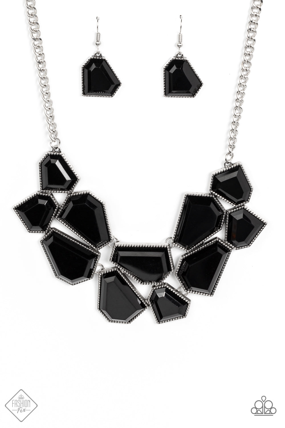 Paparazzi Accessories - Double-DEFACED - Black necklace