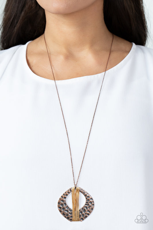 Paparazzi Accessories - State of the ARTISAN - Copper necklace