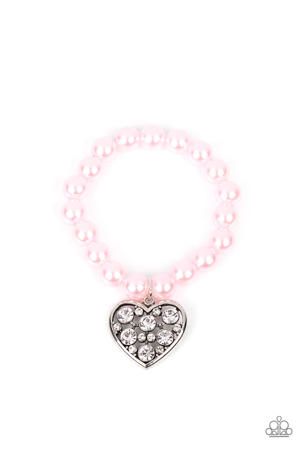 Paparazzi Accessories - Cutely Crushing - Pink bracelet