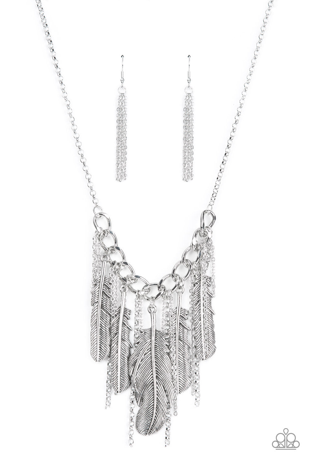 Paparazzi Accessories - NEST Friends Forever - Silver necklace