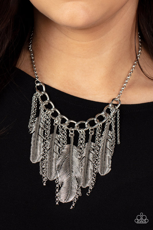 Paparazzi Accessories - NEST Friends Forever - Silver necklace