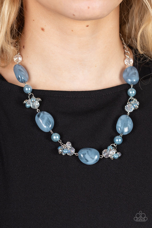 Paparazzi Accessories - The Top TENACIOUS - Blue necklaces