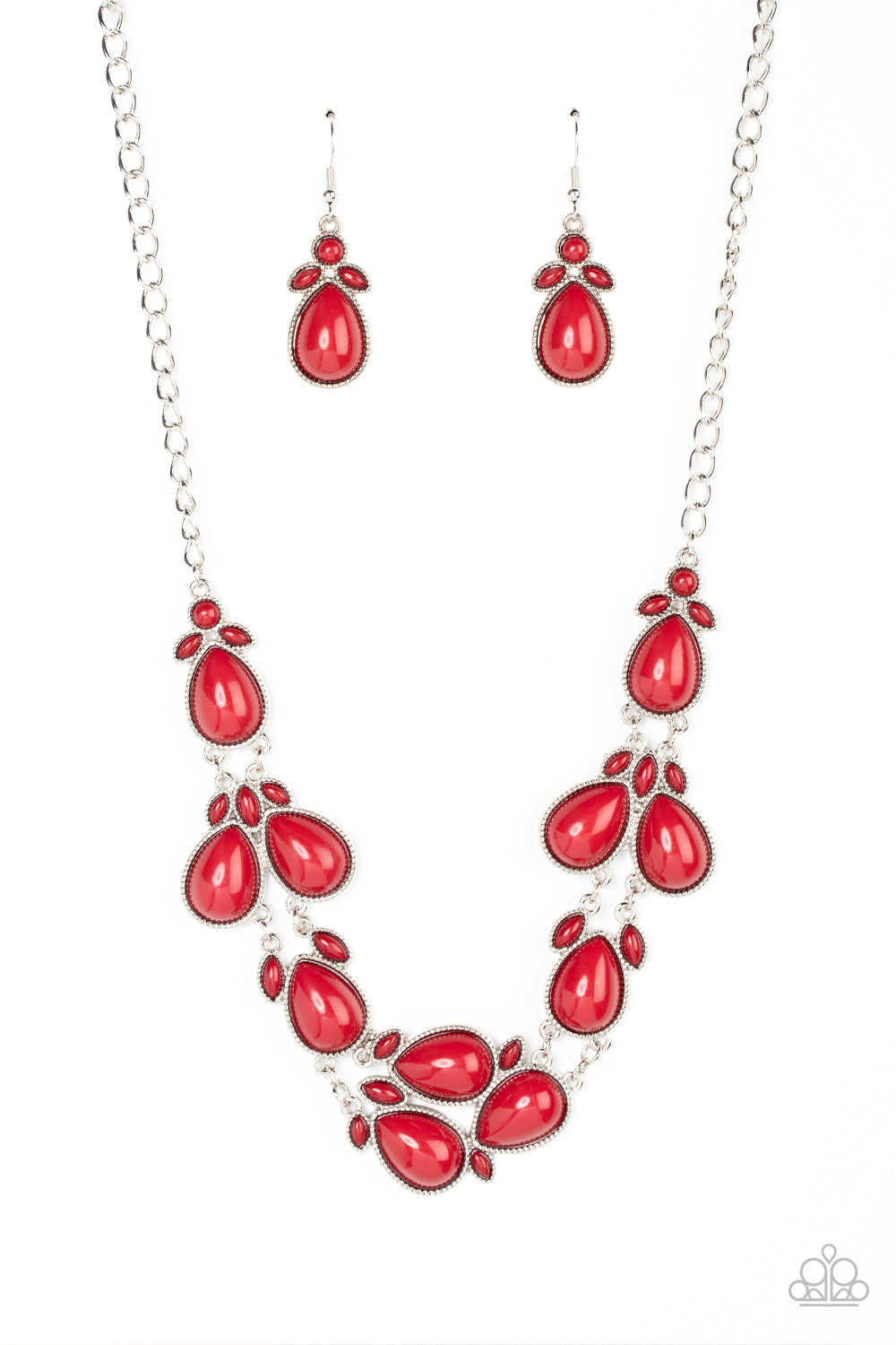 Paparazzi Accessories - Botanical Banquet - Red necklace