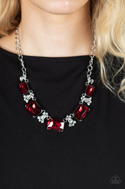 Paparazzi Accessories - Flawlessly Famous - Red necklace