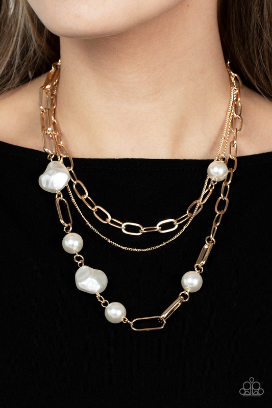 Paparazzi Accessories - Modern Innovation - Gold necklace