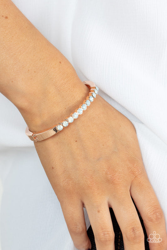 Paparazzi Accessories - Mystical Masterpiece - Rose Gold bracelet