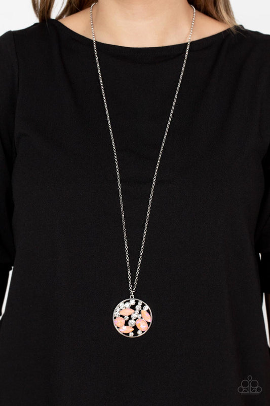 Paparazzi Accessories - Iridescently Influential - Orange necklace