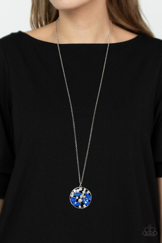 Paparazzi Accessories - Iridescently Influential - Blue necklace