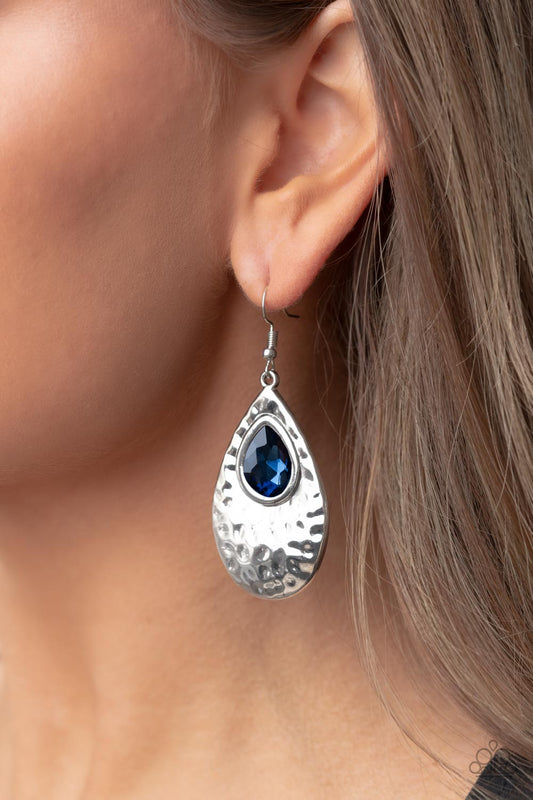 Paparazzi Accessories - Tranquil Trove - Blue earrings