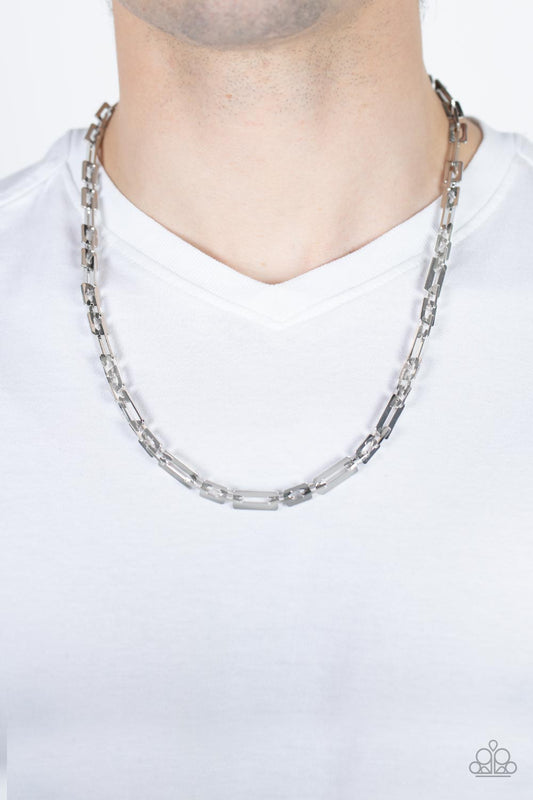 Paparazzi Accessories - Rocket Zone - Silver necklace