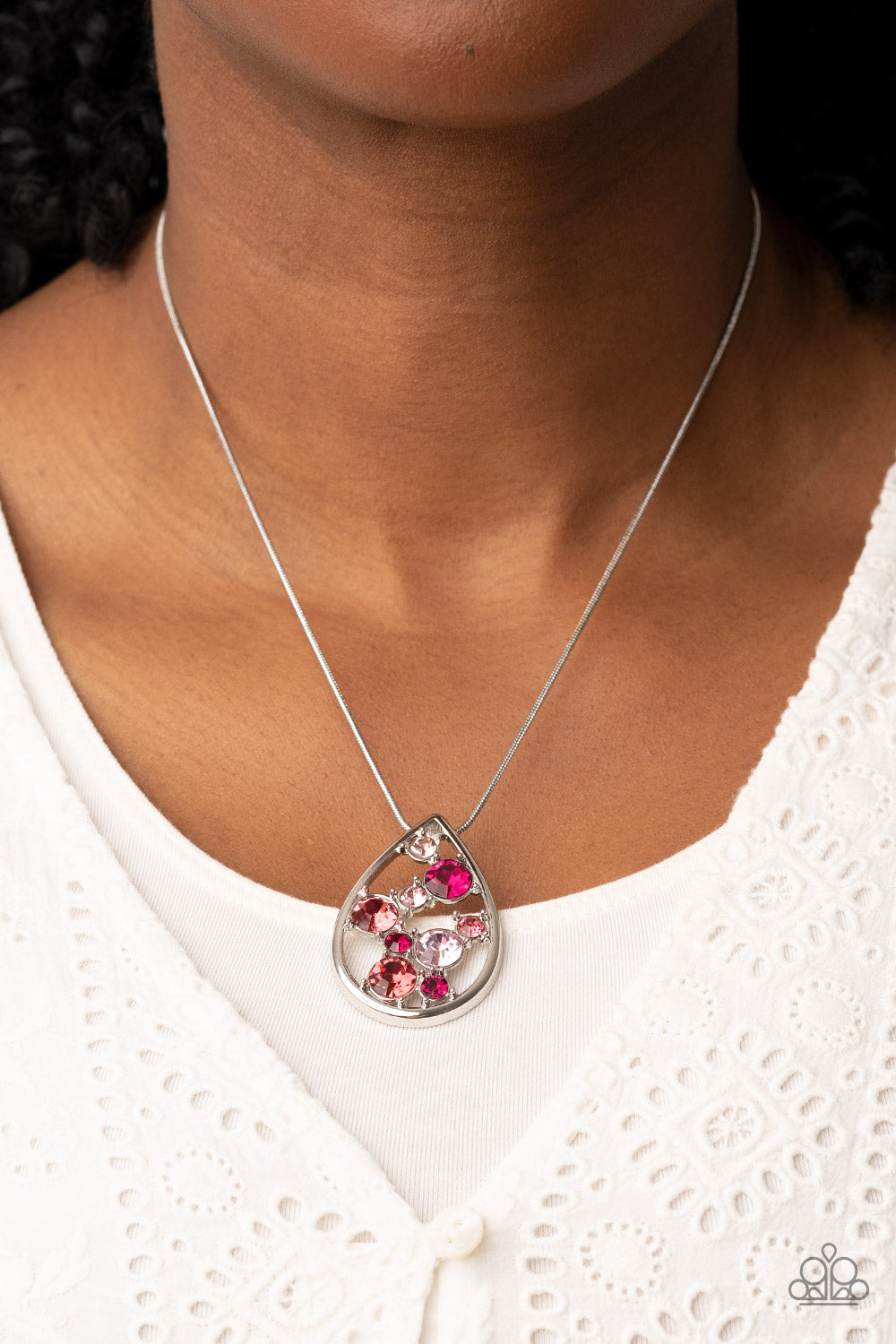 Paparazzi Accessories -Seasonal Sophistication - Pink necklace