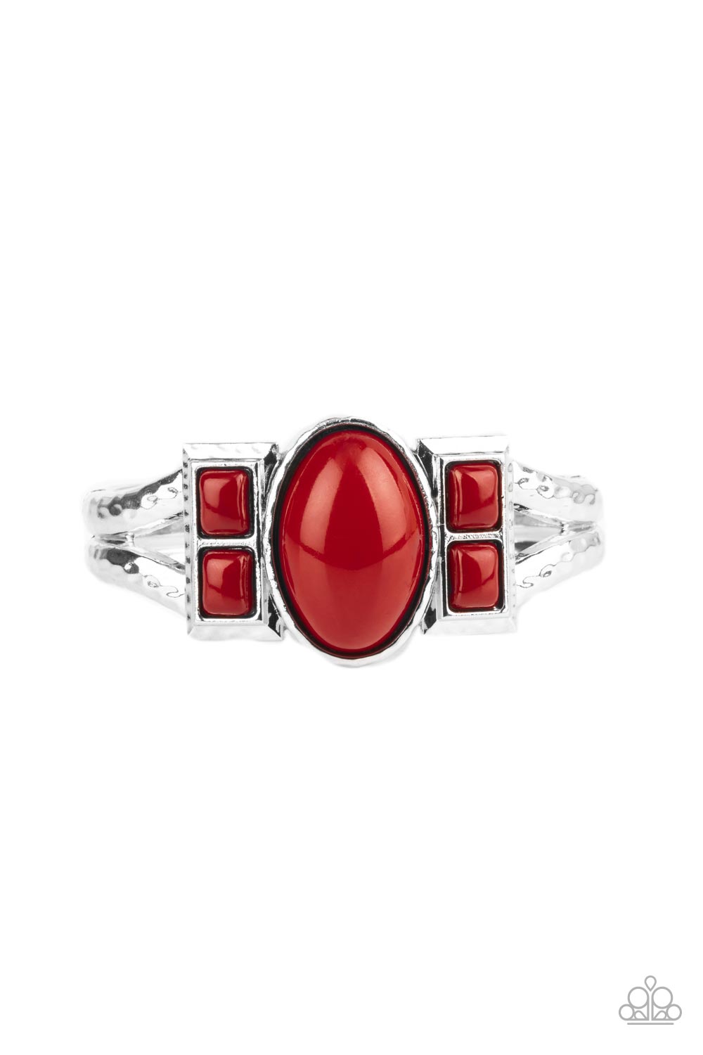 Paparazzi Accessories - A Touch of Tiki - Red bracelet