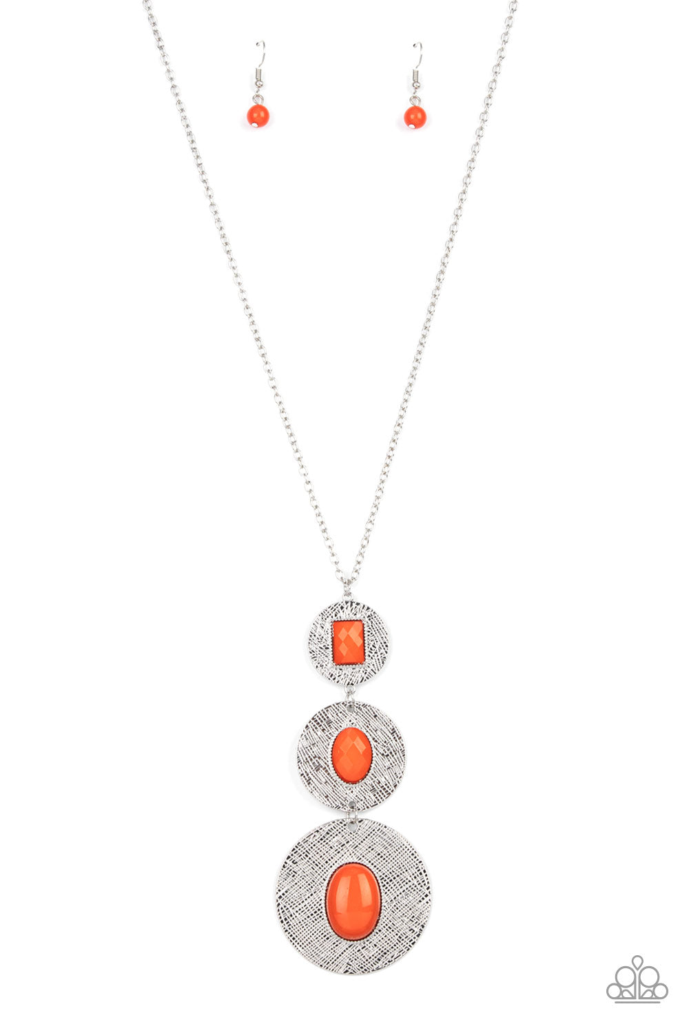 Paparazzi Accessories Talisman Trendsetter - Orange necklace