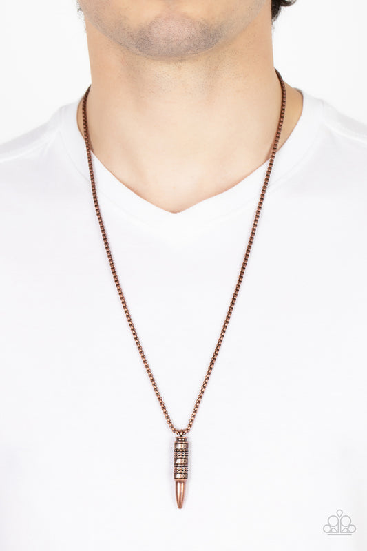 Paparazzi Accessories - Highland Hunter - Copper necklace