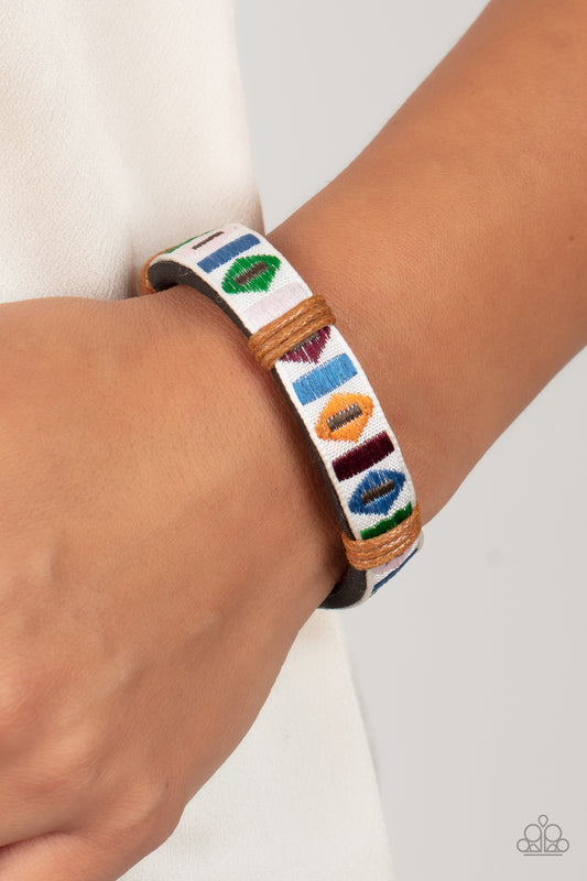 Paparazzi Accessories - Textile Trendsetter - Multi bracelet