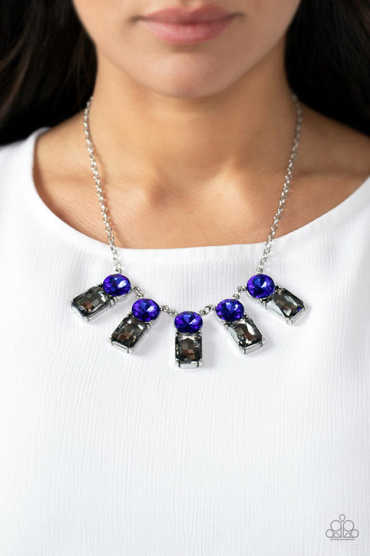 paparazzi Accessories - Celestial Royal - Blue necklace