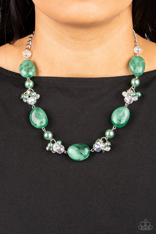 Paparazzi Accessories - The Top TENACIOUS - Green necklace