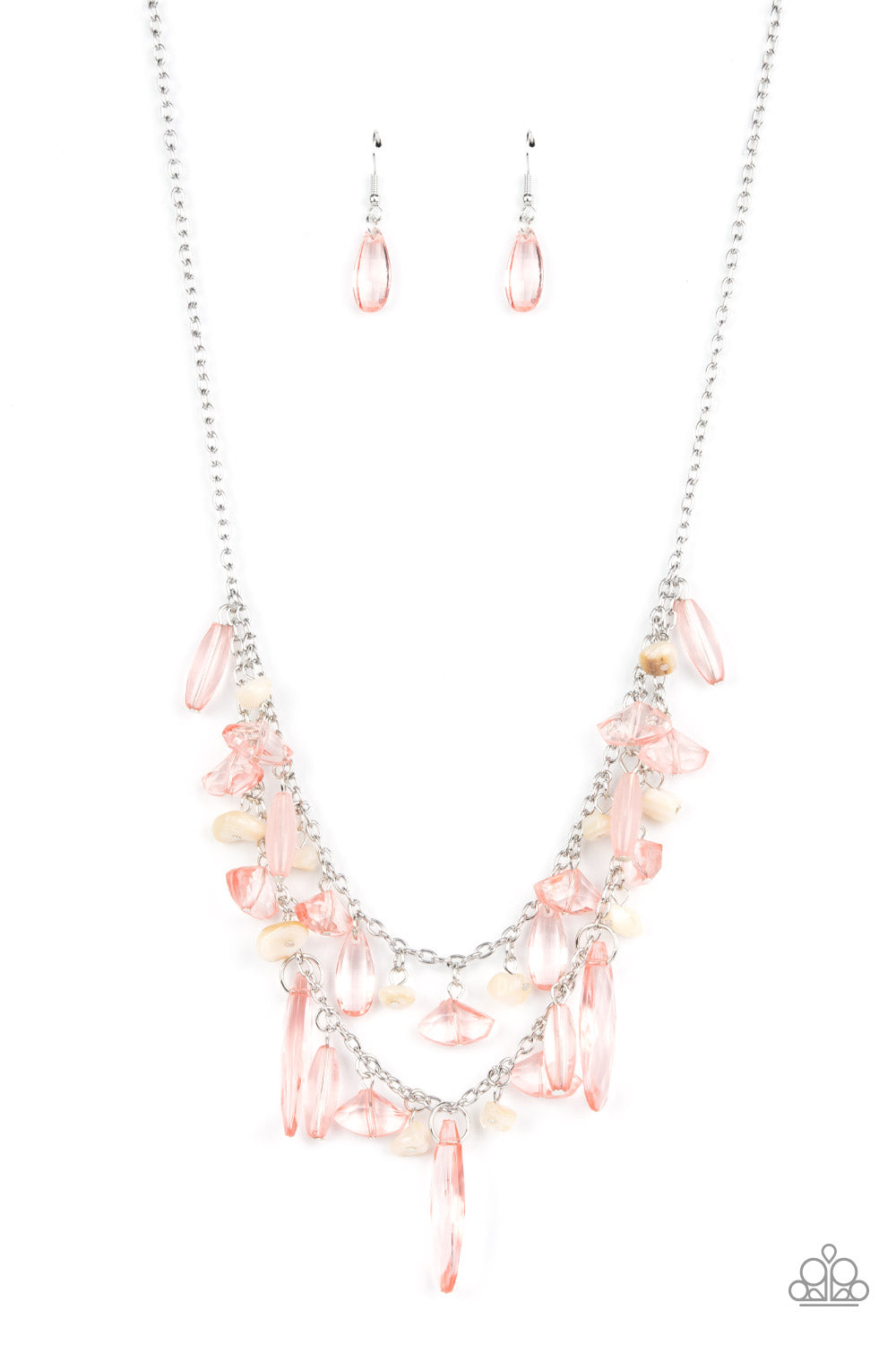 Paparazzi Accessories - Candlelit Cabana - Pink necklace