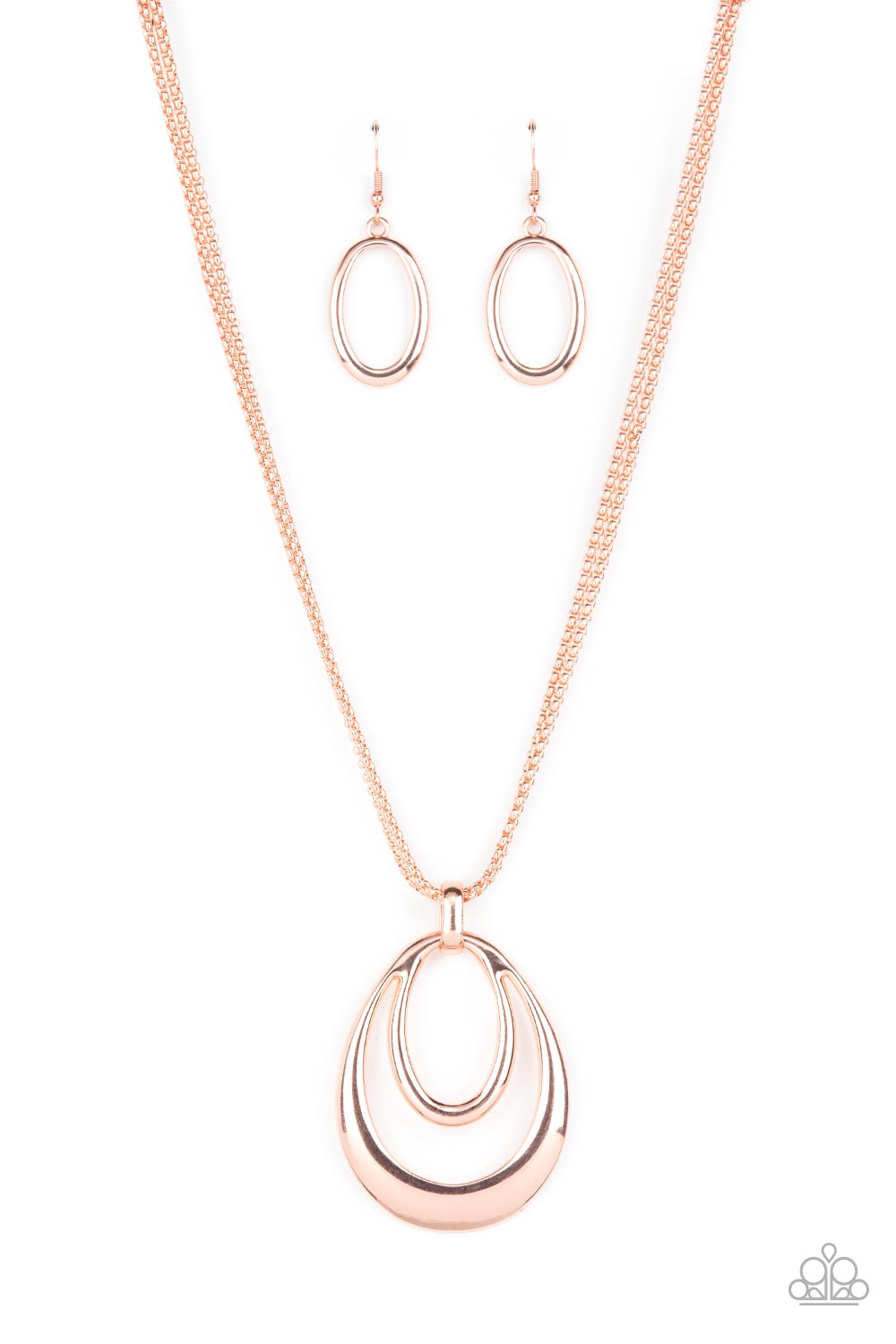 Paparazzi Accessories - Suburban Storm - Copper necklace
