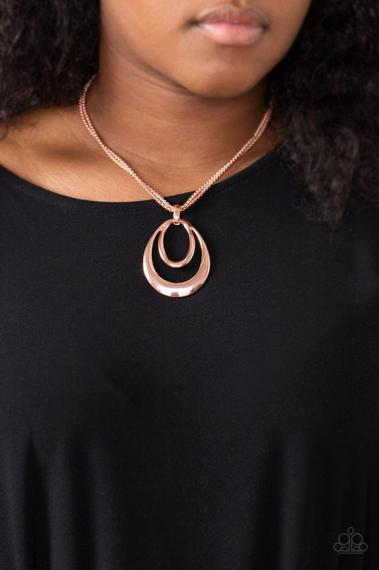 Paparazzi Accessories - Suburban Storm - Copper necklace