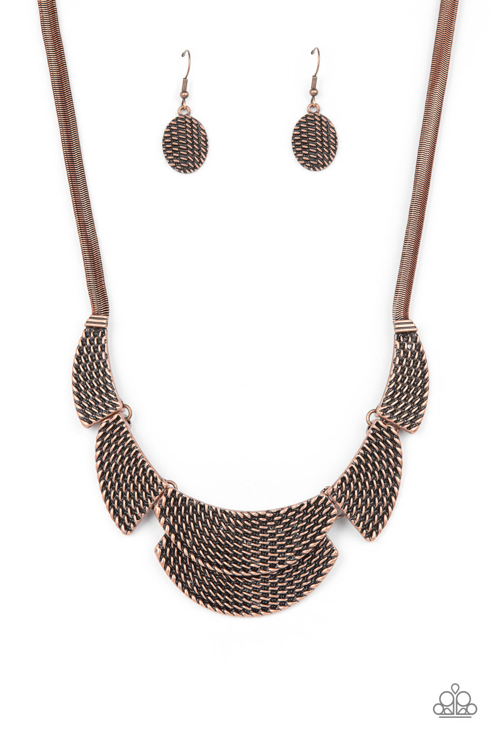 Paparazzi Accessories - Empress Empire - Copper necklace