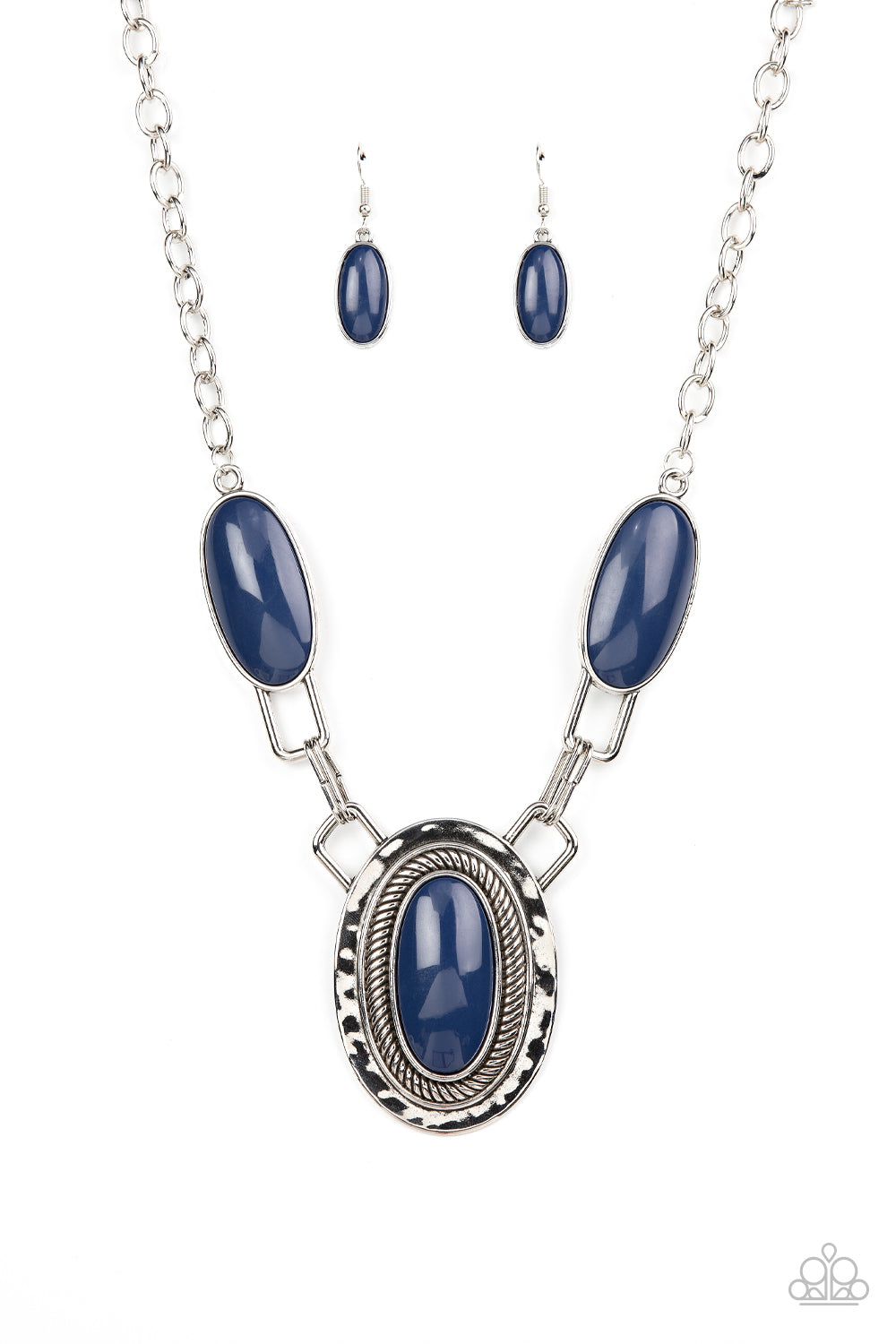 Paparazzi Accessories - Count to TENACIOUS - Blue necklace
