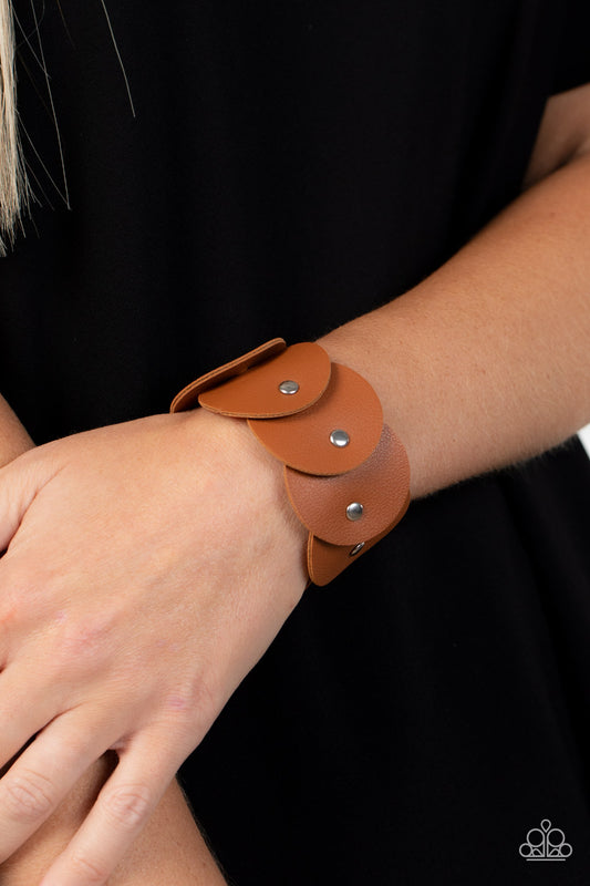 Paparazzi Accessories - Rhapsodic Roundup - Brown bracelet