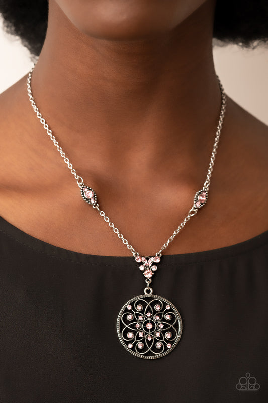 Paparazzi Accessories - TIMELESS Traveler - Pink necklace