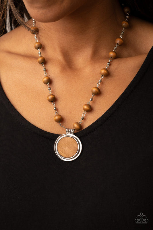 Paparazzi Accessories - Soulful Sunrise - Brown necklace