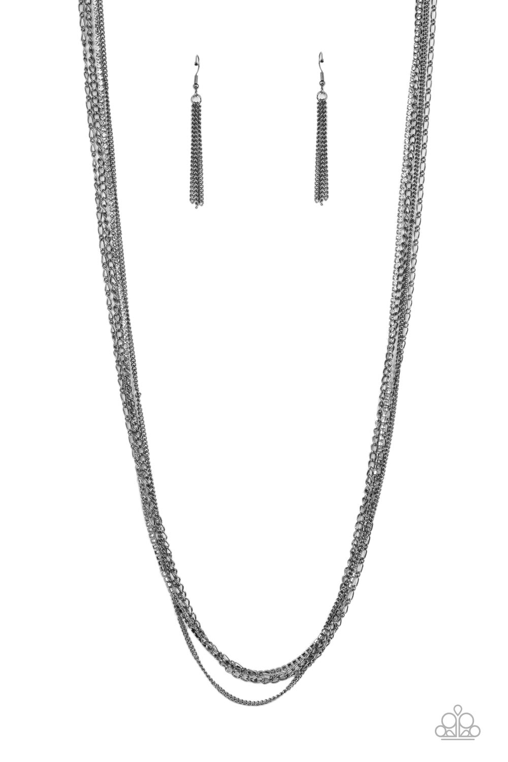 Paparazzi Accessories - Undauntingly Urban - Black necklace