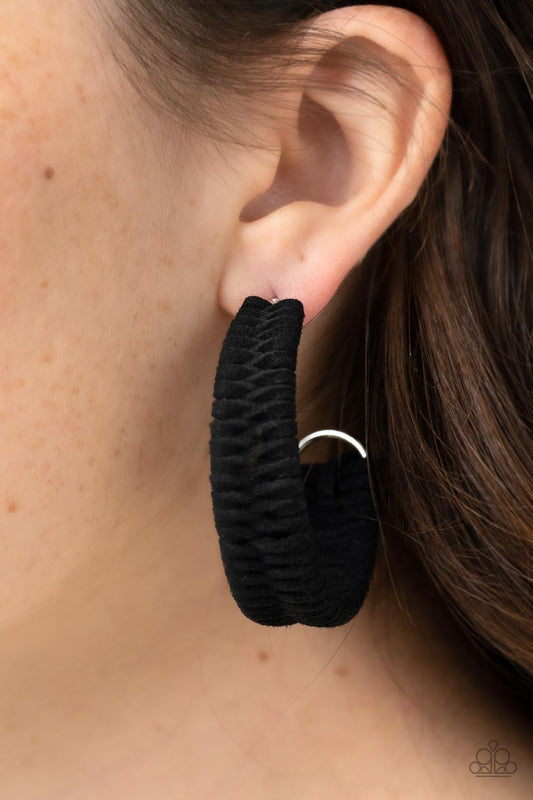 Paparazzi Accessories - Rural Guru - Black earrings
