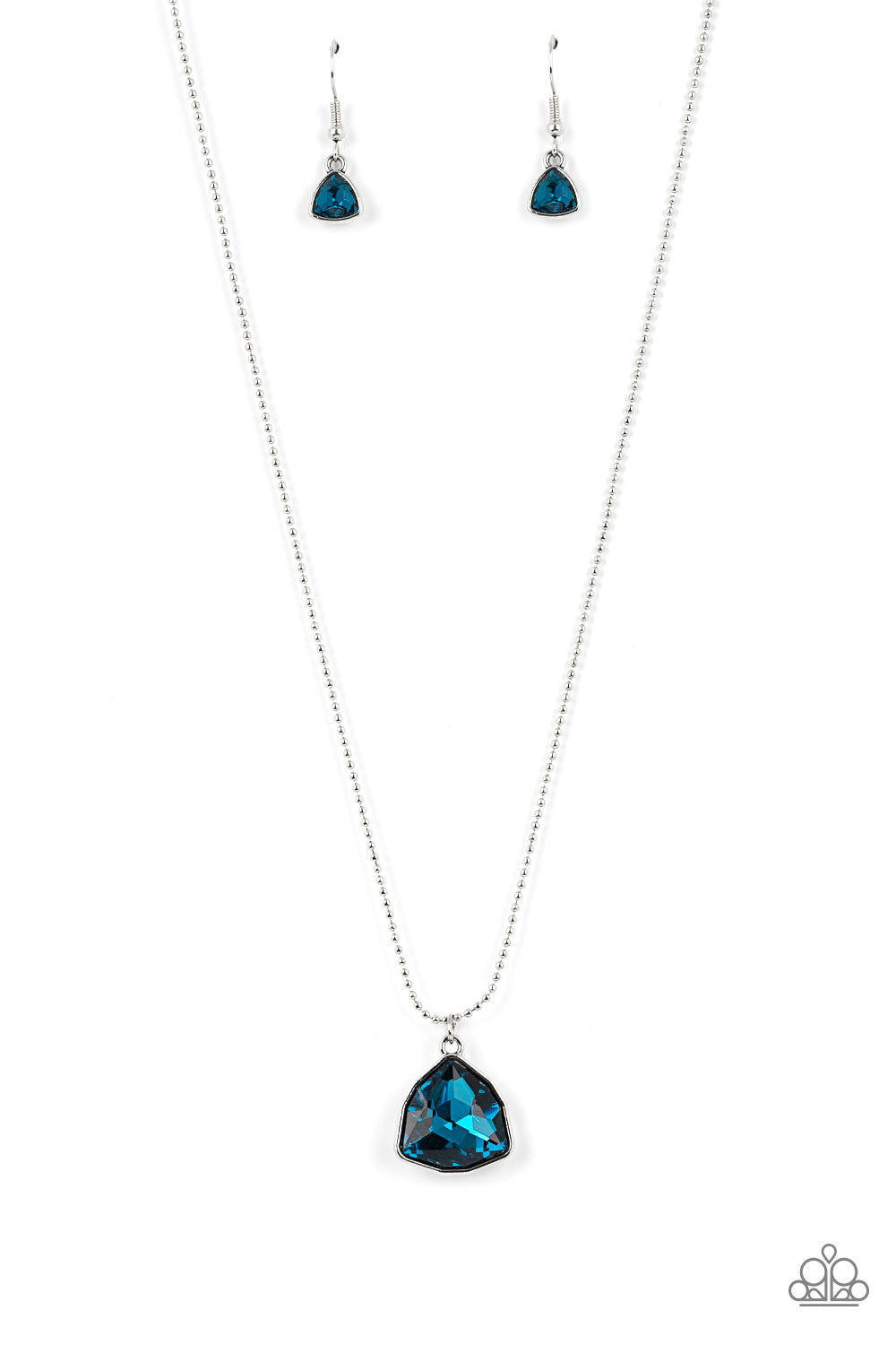 Paparazzi Accessories - Galactic Duchess - Blue necklace