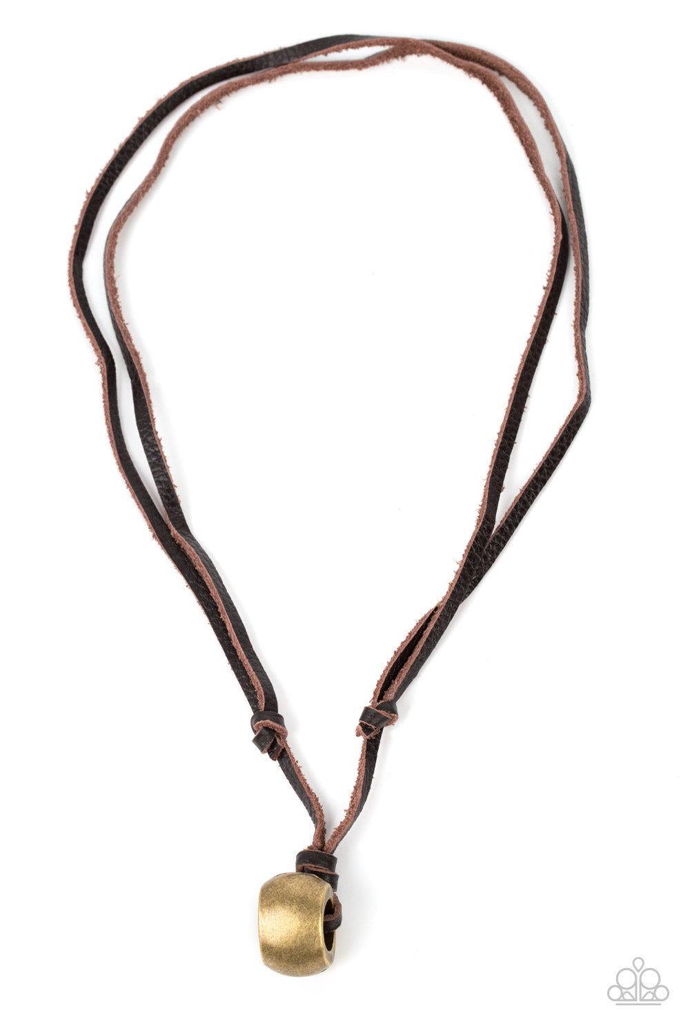 Paparazzi Accessories - Winslow Wrangler - Brass necklace