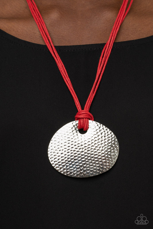 Paparazzi Accessories - Rural Reflex - Red necklace