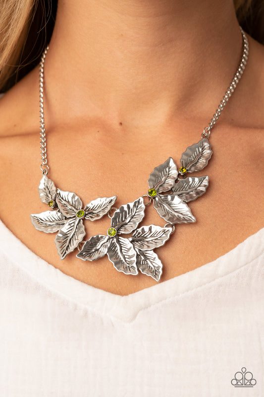 Paparazzi Accessories- Holly Heiress - Green necklace